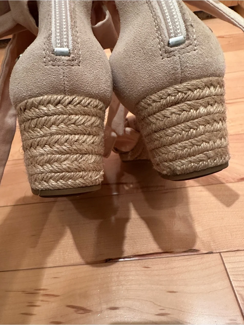UGG Cream Espadrille Wedge Sandal